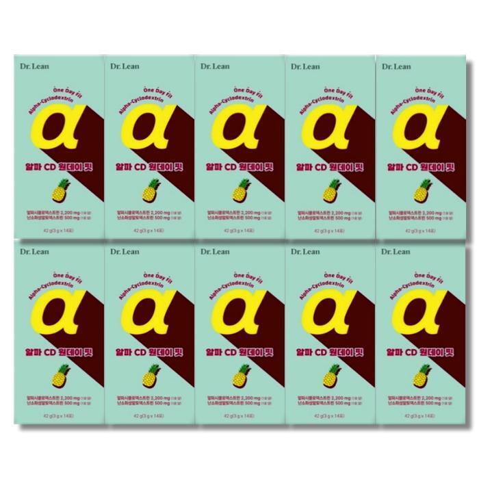 셀러허브 식품 닥터린 알파 CD 원데이 핏 14포 10박스