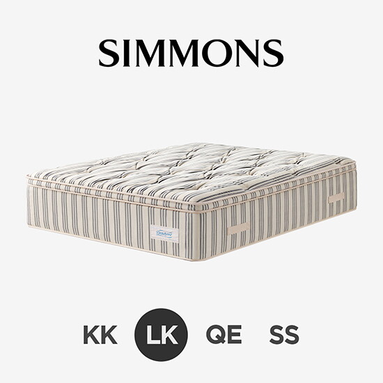 시몬스 [30일 구매시 5만 상품권 100%증정][시몬스] 뷰티레스트 자스민. 라지킹 매트리스