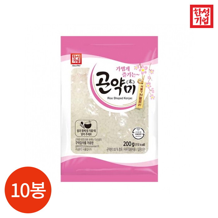 기타브랜드 한성기업 곤약미 200g x 10봉