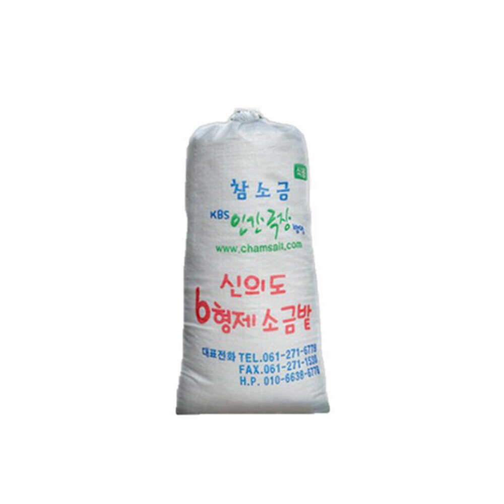 6형제소금밭 6형제소금밭 신안 천일염 육형소금 굵은소금 2025년산 햇소금 20kg