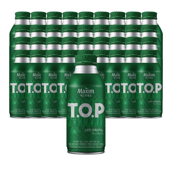 셀러허브 식품 맥심 티오피 스위트 아메리카노 380ml 40개