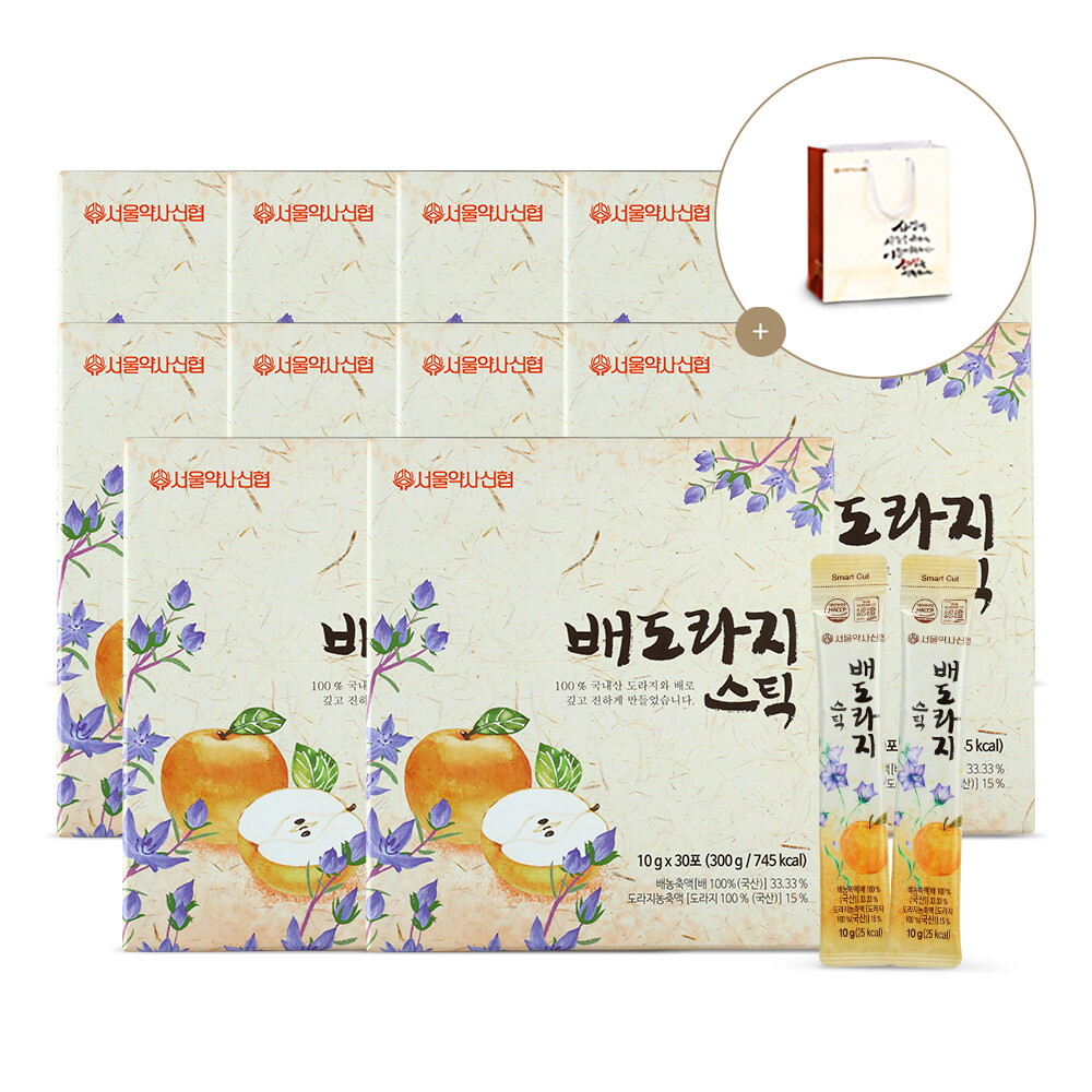 서울약사신협(백) (9/21_13시전 주문건명절전배송) 배도라지 스틱 10g 30포 10세트