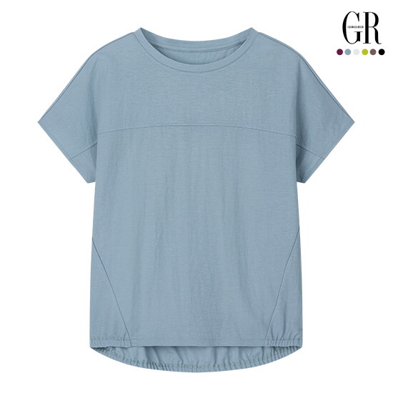 ○26SS NEW 인견 블렌딩 티블라우스 6종 (후드2+브이넥2+라운드2) 5