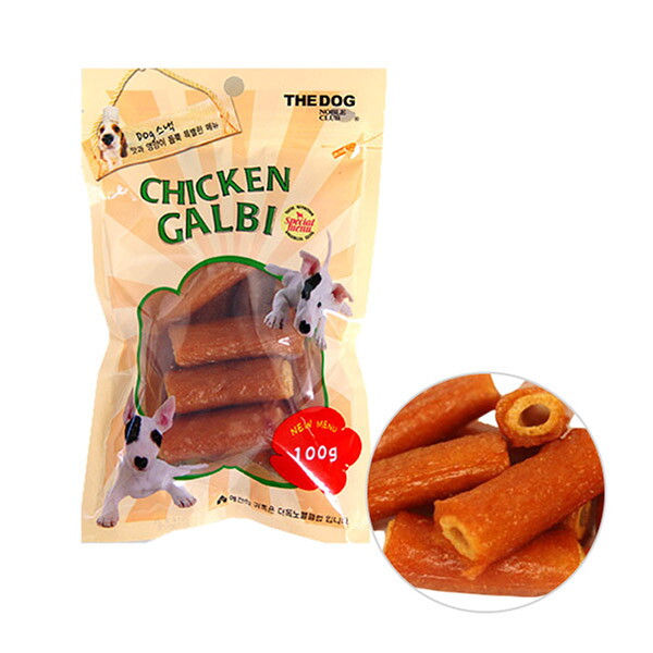 더독 더독 치킨 갈비 스낵 100g