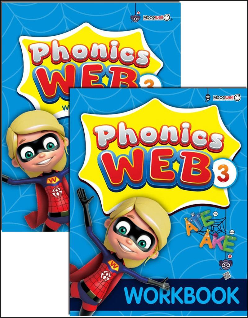 온누리북스 [온누리북스] Phonics WEB 3 파닉스 웹 교재 워크북 책 세트 (전2권)