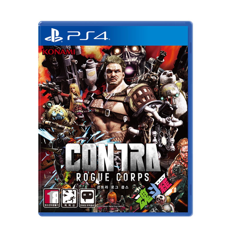 플레이스테이션 PS4 콘트라 로그콥스