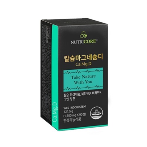 뉴트리코어(백) (뉴트리코어)칼슘마그네슘디(1350 mg x 90정)
