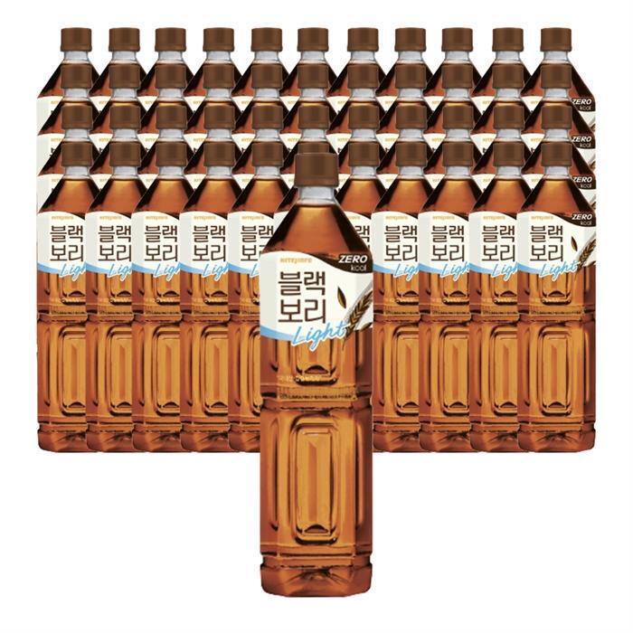 셀러허브 식품 하이트진로 블랙보리 라이트 1.5L 48개