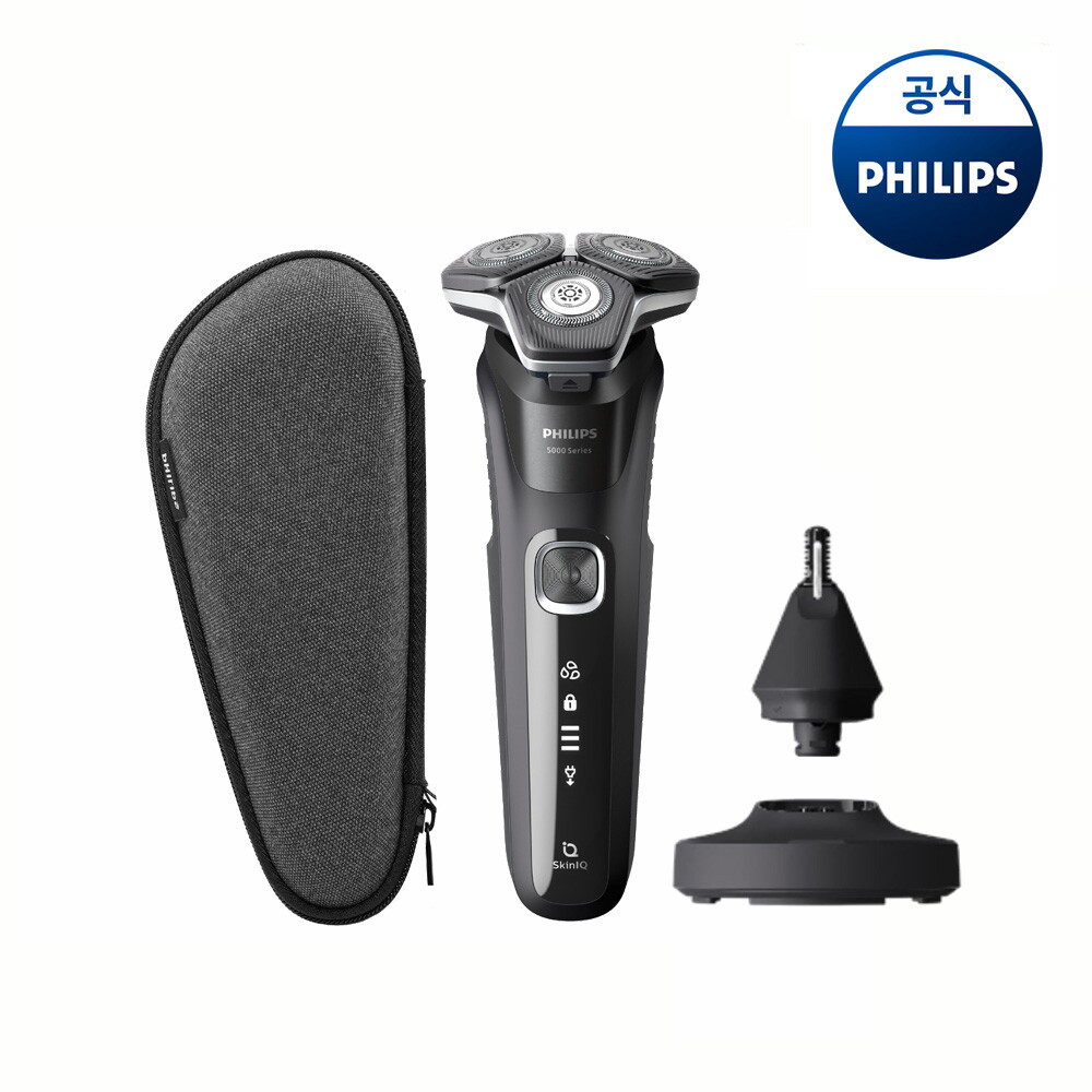 필립스 PHILIPS 필립스 5000 시리즈 전기면도기 딥블랙 S5898/33 + 샤때 클렌징폼