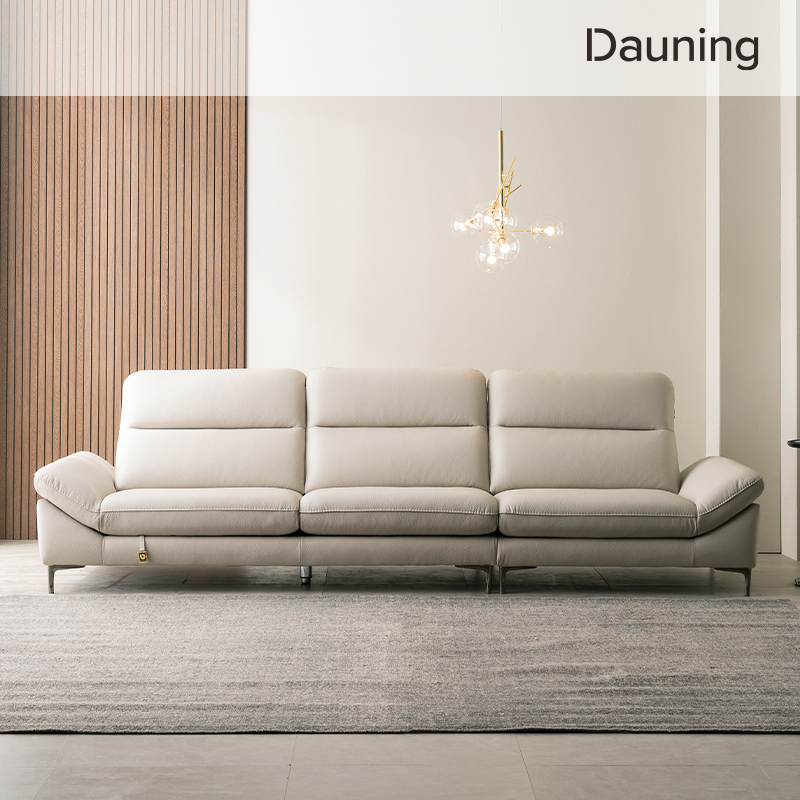 다우닝 [다우닝] 시엘 4인 전체 천연가죽 소파