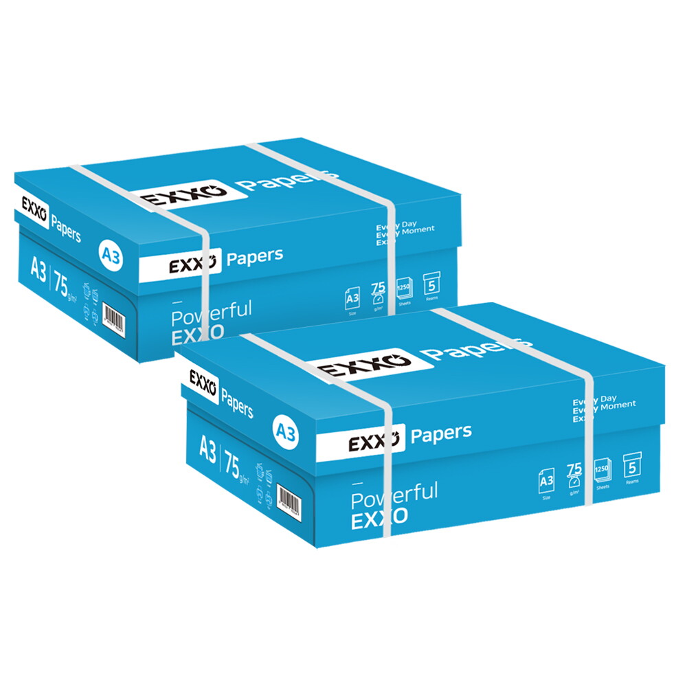 엑소 엑소(EXXO) A3 복사용지(A3용지) 75g 1250매 2BOX