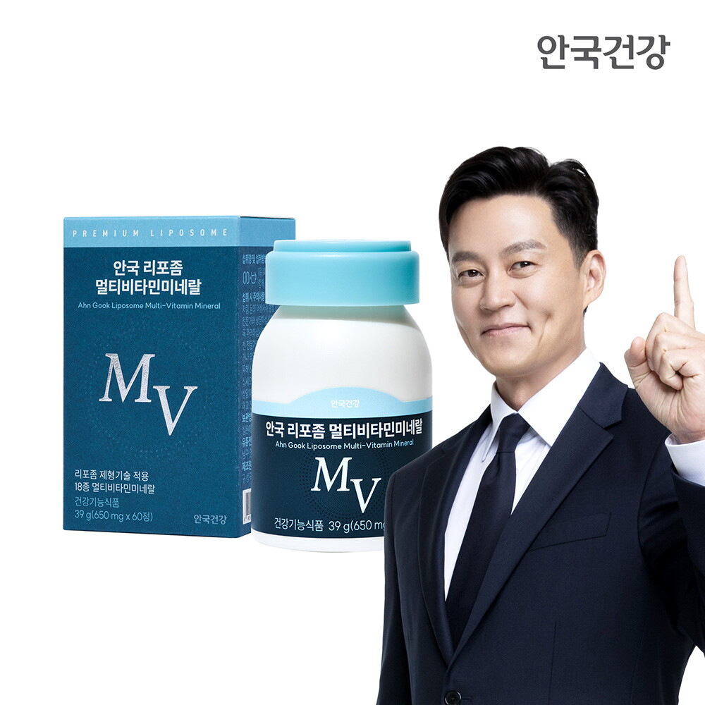 안국건강 안국건강 리포좀공법적용 멀티비타민 미네랄 60정 (1개월분)