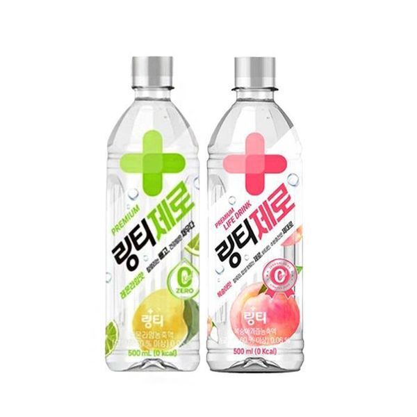 셀러허브 식품 [하프클럽/기타] 링티제로 복숭아 레몬라임 500ml 총12개
