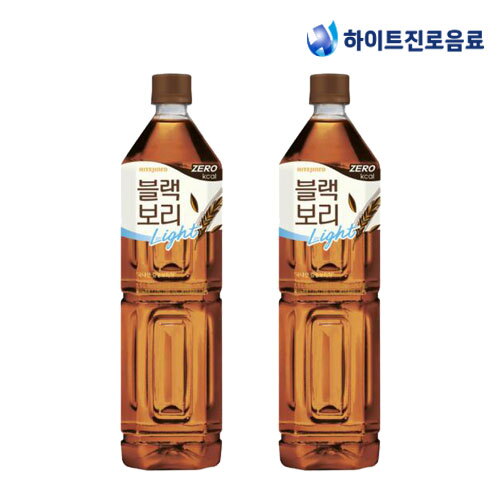 하이트진로 블랙보리 라이트 제로 칼로리 1.5L 12병