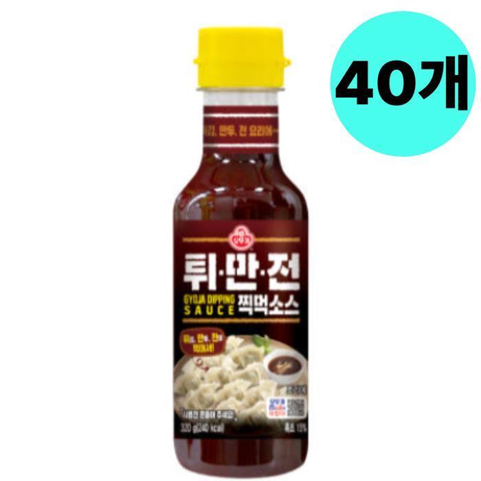 셀러허브 식품 오뚜기 튀만전 찍먹 소스 만능양념 320g X40개 대용량
