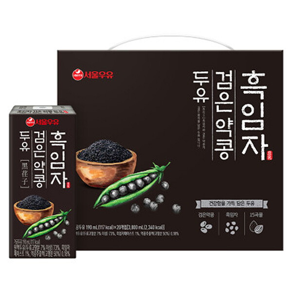 서울우유 서울우유 흑임자검은약콩두유190mlx20개