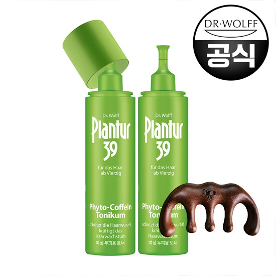 플란투어39 플란투어39 파이토-카페인 토닉 (두피 활성화) 200ml X 2 (두피마사지 괄사 증정)