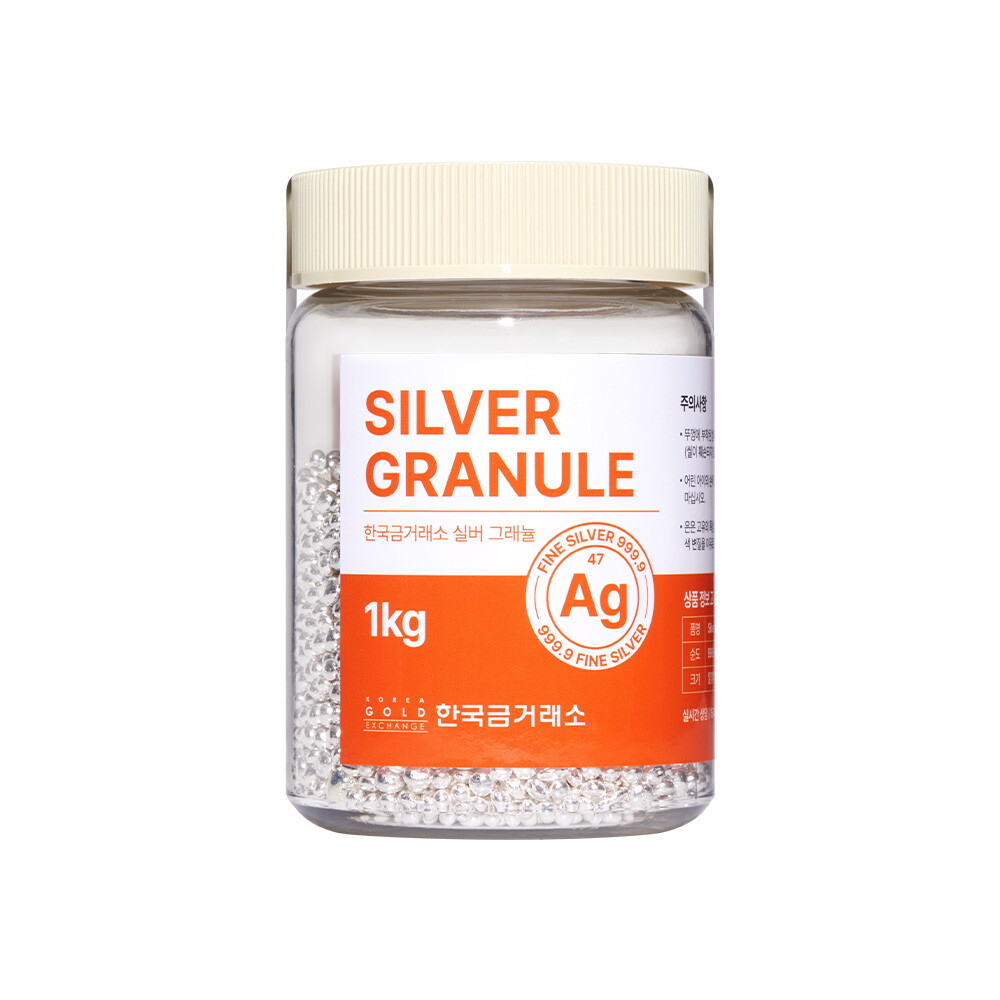 한국금거래소 한국금거래소 투자용 실버 그래뉼 1kg(1000g)