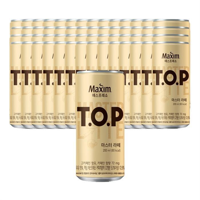 셀러허브 식품 맥심 에스프레소 티오피 마스터라떼 200ml 60캔
