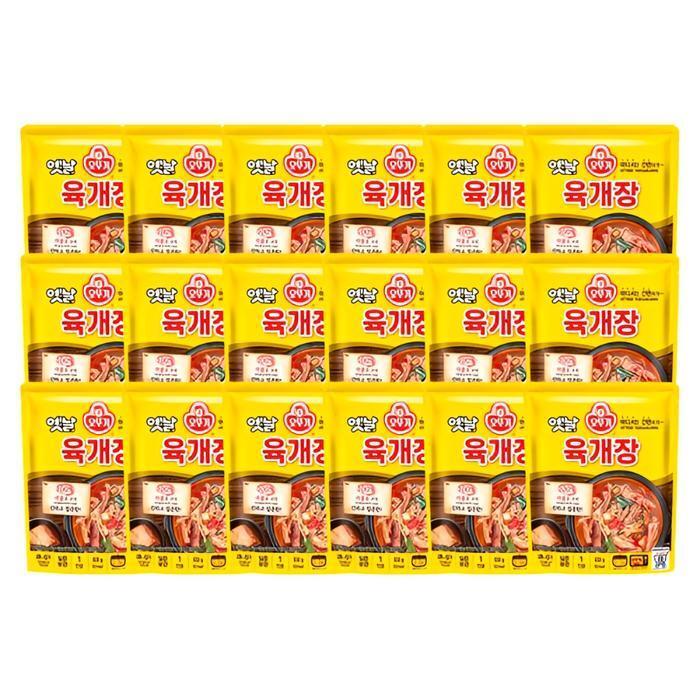 셀러허브 식품 옛날 육개장 300G 18개