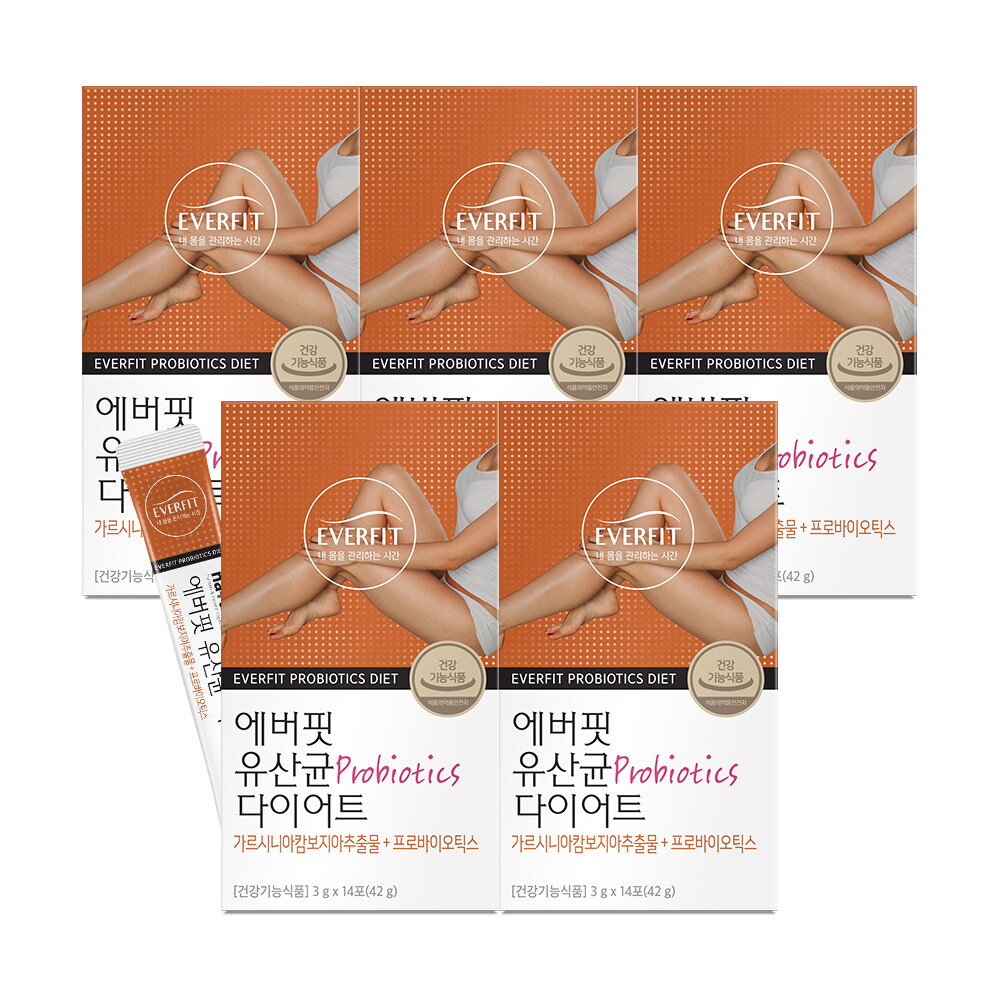 내츄럴플러스(백) (내츄럴플러스)에버핏 유산균 다이어트 14포 5박스