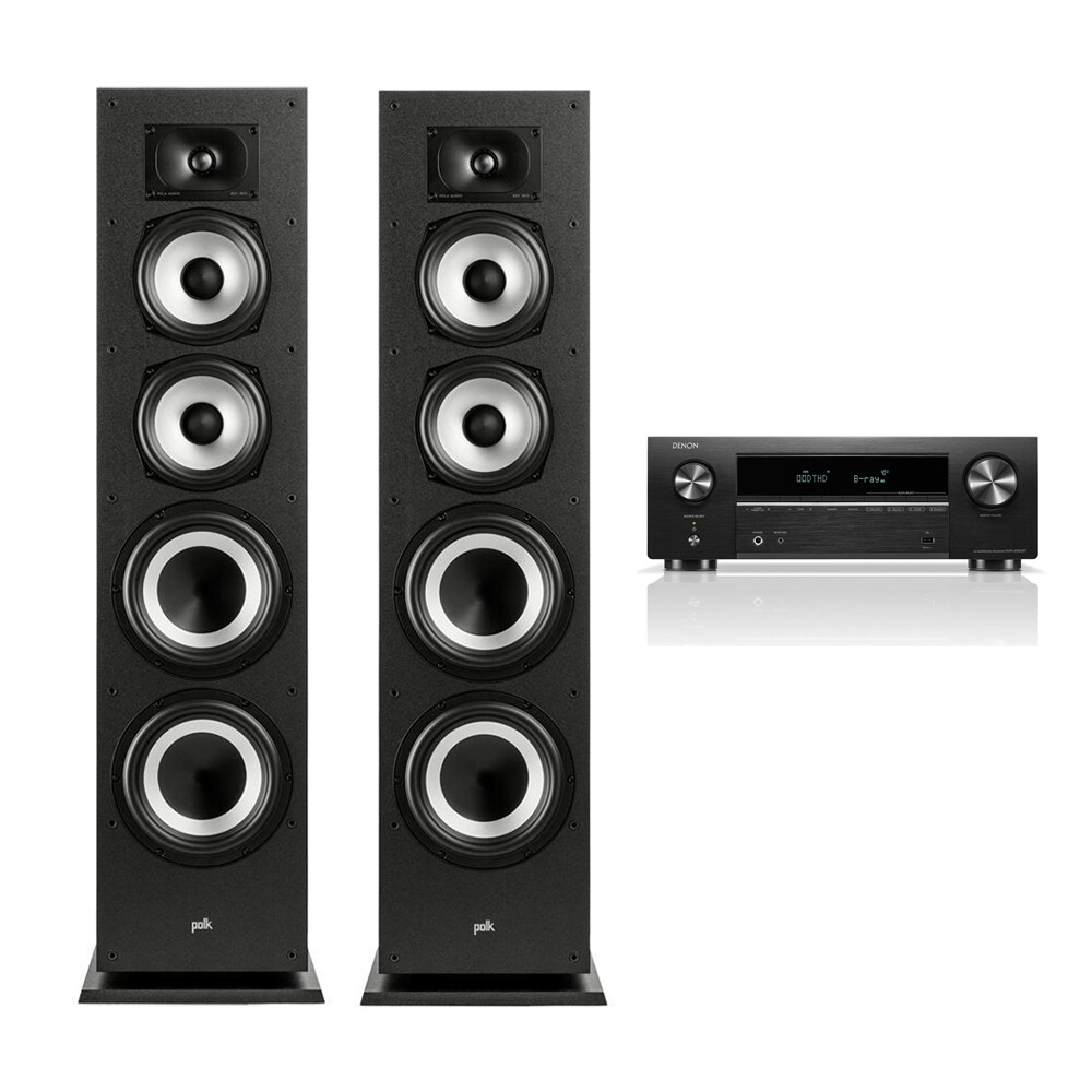 데논 AVR-X580BT + 폴크오디오 Monitor XT70 블루투스/하이파이 오디오