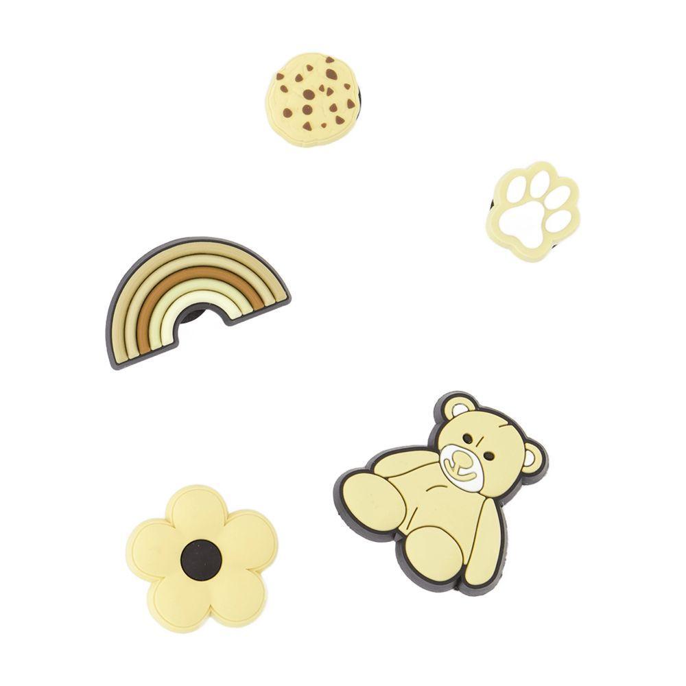 크록스 24 S/S 크록스 MONO SHIITAKE 5 팩 JIBBITZ CROCS PVC 멀티컬러 10012949 B0731457019