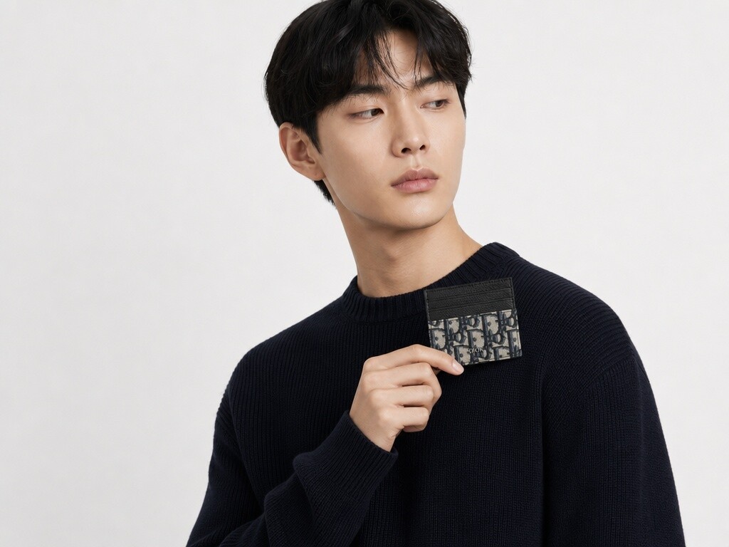 디올옴므 자이언츠데이디올 오블리크 카드 홀더 카드슬롯 2ESCH135YSE