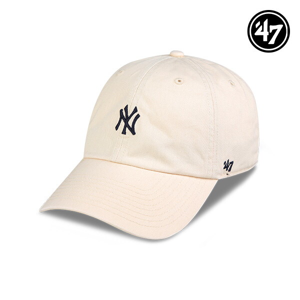 47브랜드 47브랜드 뉴욕 양키스 NY 스몰 로고 MLB 엠엘비 볼캡 야구 모자 내추럴 B-BSRNR17GWS-NT