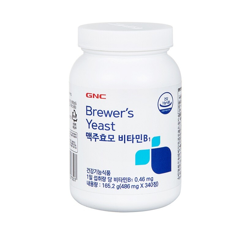 지엔씨 (GNC) 맥주발효 건조효모 비타민B1 (340정)