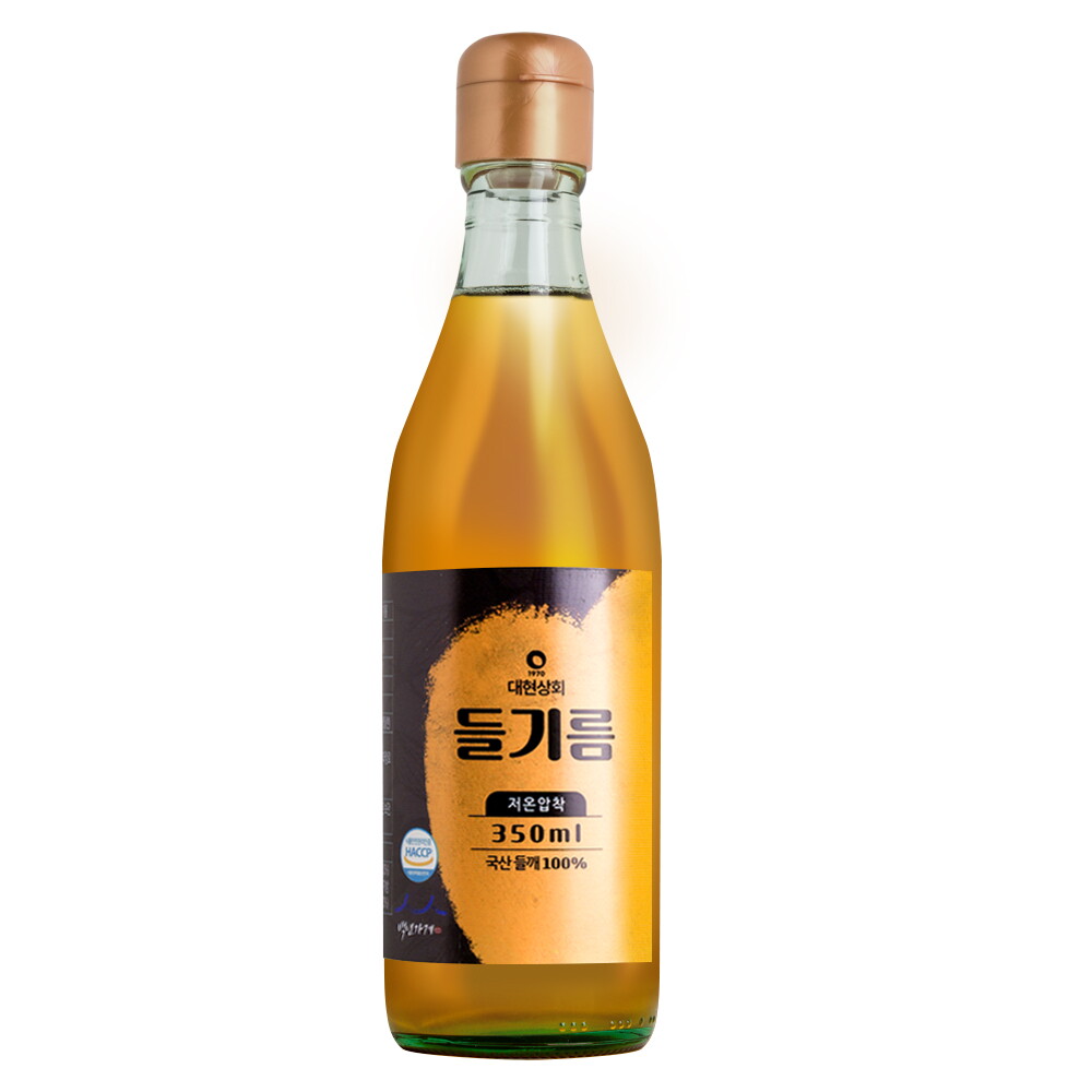 대현상회 50년전통 대현상회 저온압착 국산 들기름 350ml