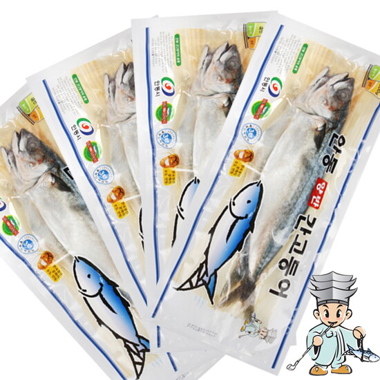 안동양반간고등어(식품) 안동 간고등어 500g x 4팩(총8마리)