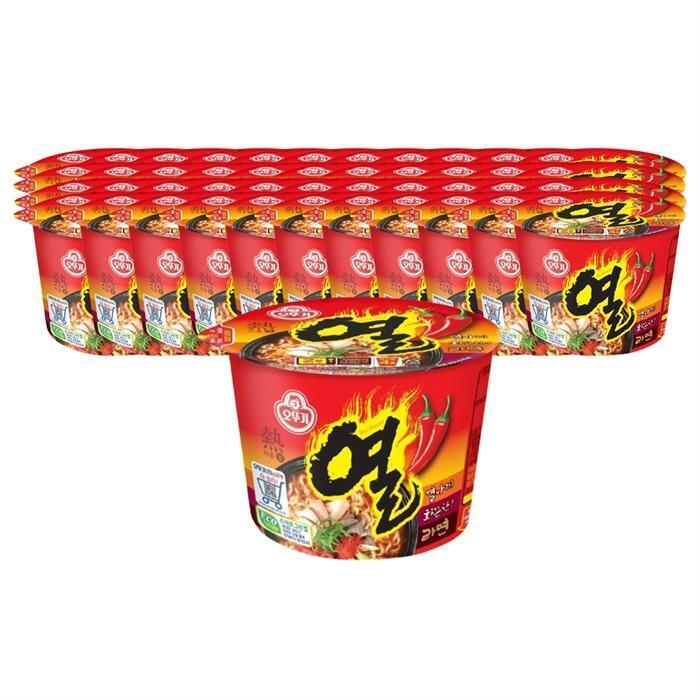 셀러허브 식품 오뚜기 열라면 컵 105g 48개