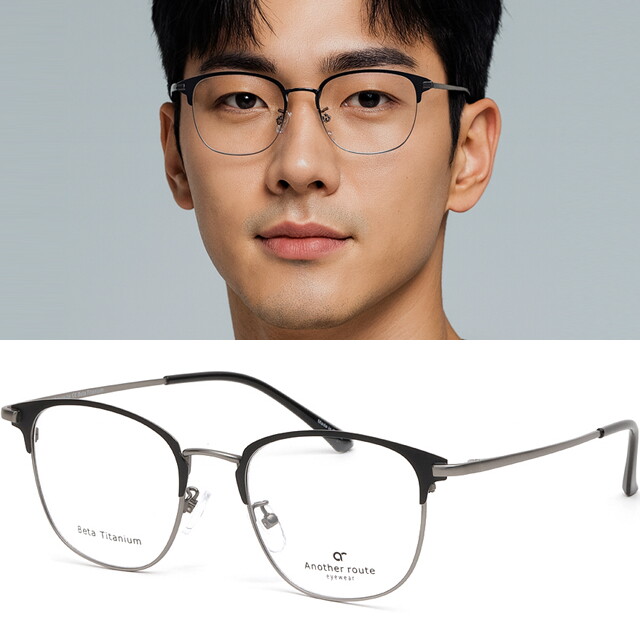 어나더루트 어나더루트 안경테 AR6007BT 03 남자 여자 베타티타늄 초경량 사각