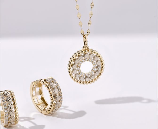 미니골드(주얼리) (18K) (DIA-랩)(1.1mm16ea) 선 글리터 펜던트 PAAS4019L_MA