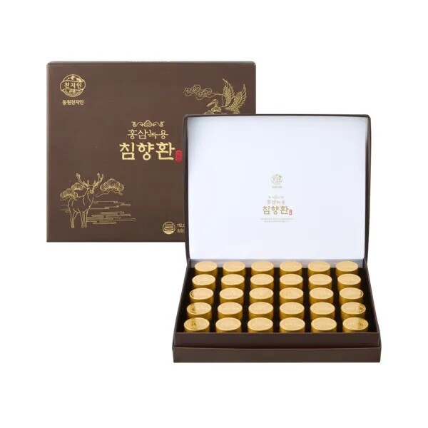 천지인 (동원천지인) 홍삼녹용침향환 2박스 (30환 x 2 / 침향 27프로 함유)