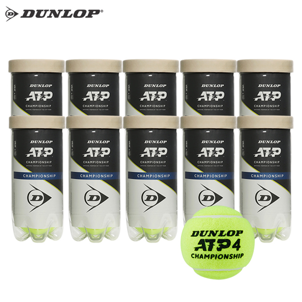 던롭 던롭 ATP 챔피언쉽 시합구 테니스공 캔볼 10캔 20개입