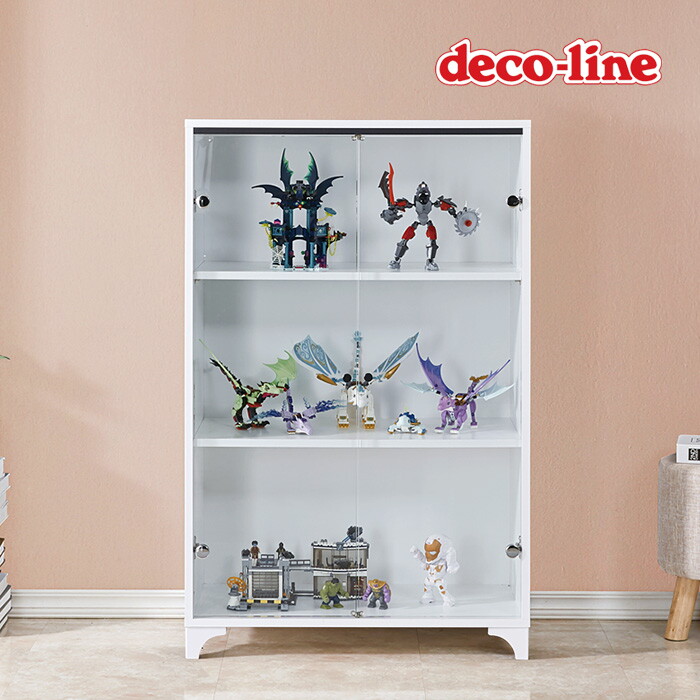 데코라인 [데코라인] 코넬 본테 낮은 800 피규어 진열장 DHP003