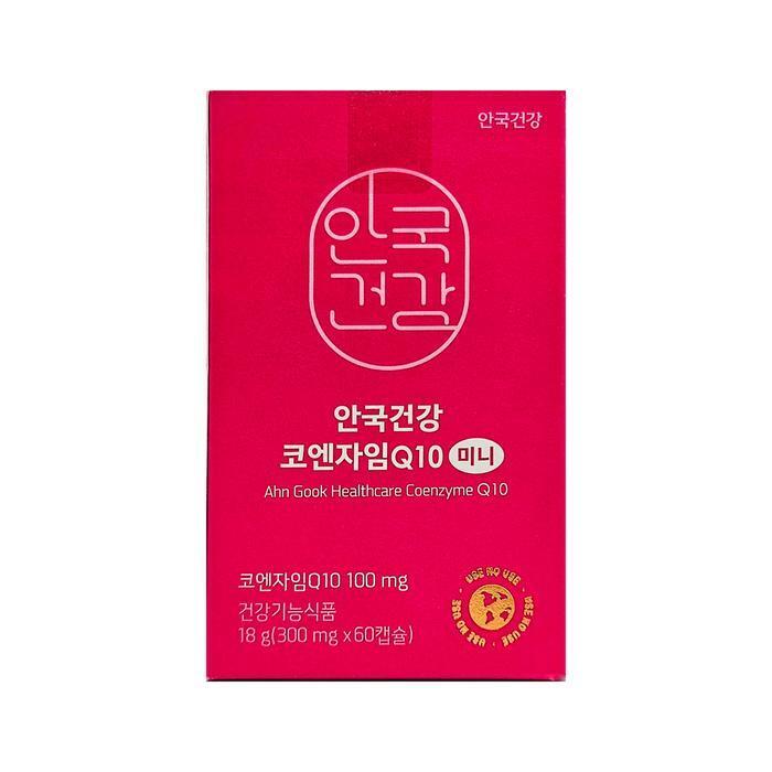 셀러허브 식품 안국건강 코엔자임Q10 미니 300mg x 60캡슐 1개 HIS