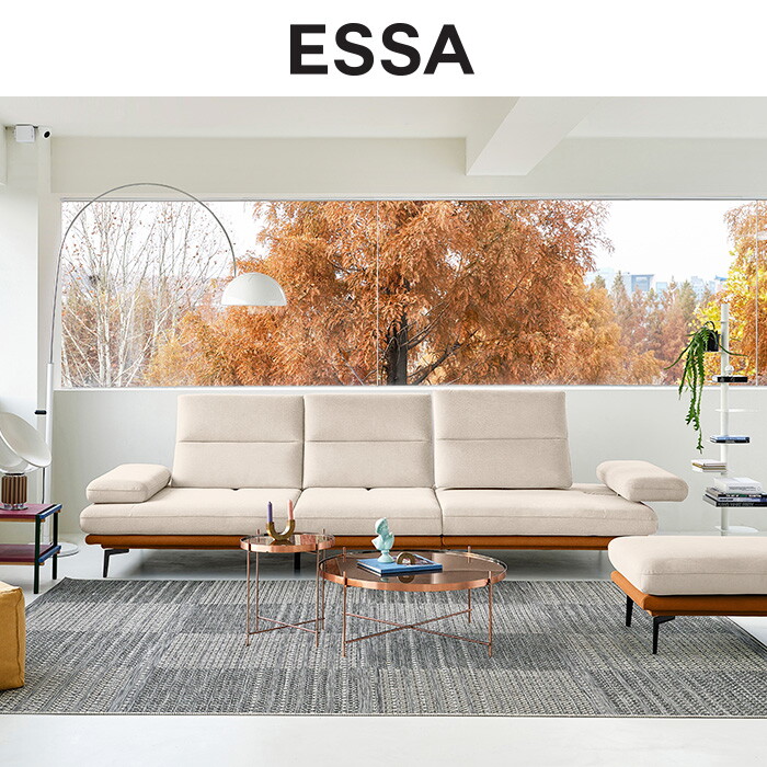 에싸 [03.30~04.05 헤드1개]마제티 3.5인 스윙기능 크라비츠 패브릭 소파+스툴