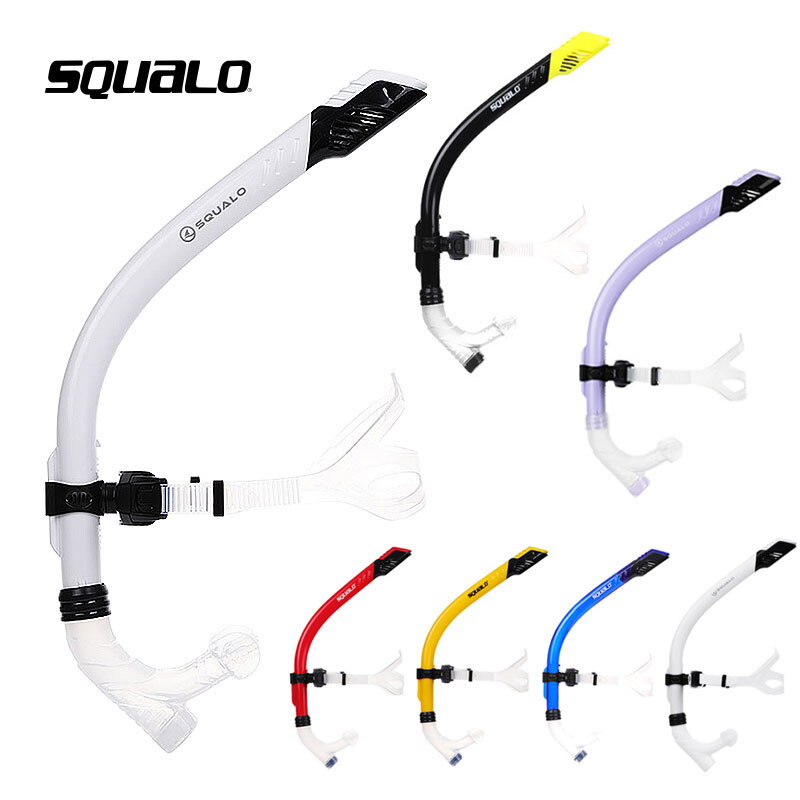 기타브랜드 스쿠알로 SQUALO 센터스노클3 드라이탑 장착 수영 강습용 훈련 연습용품