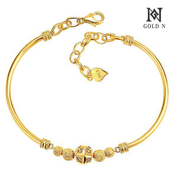 골드앤금거래소 24K 순금 소이 플라워 볼스틱 팔찌_11.25g