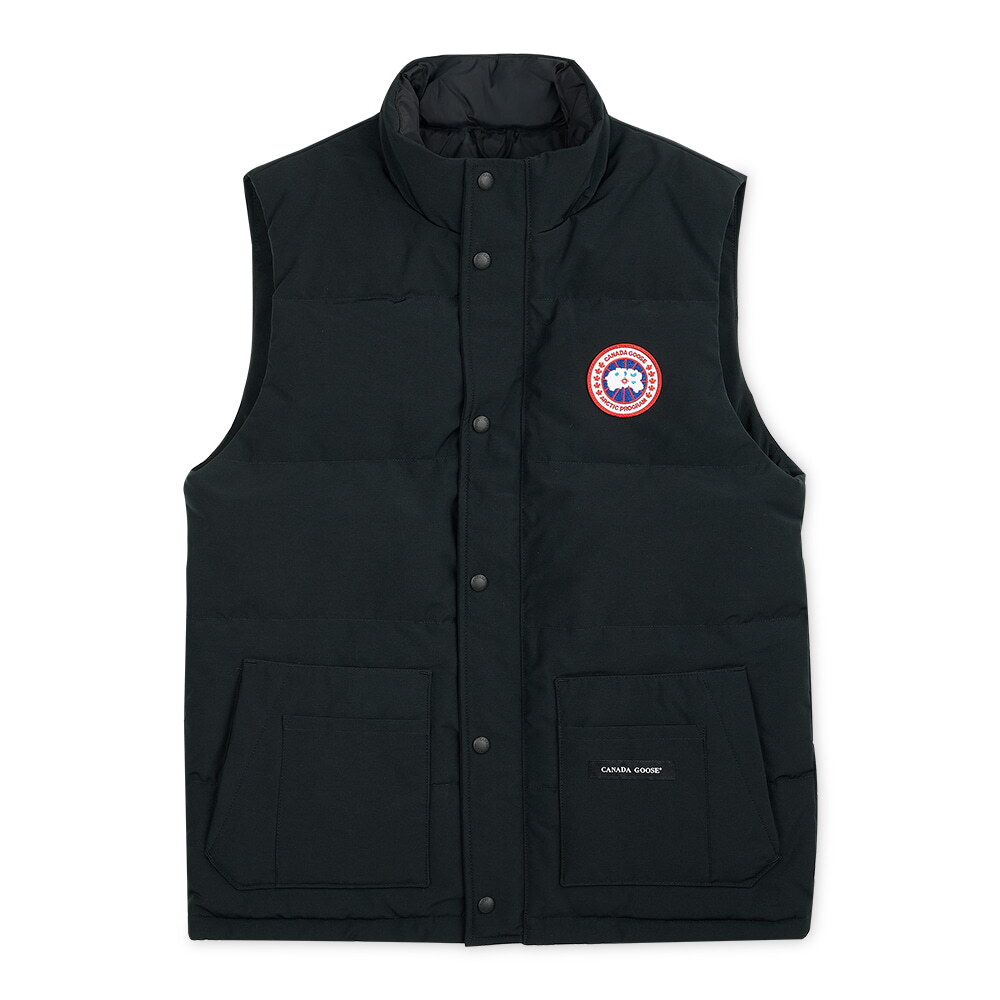 canada goose 캐나다구스 남성 프리스타일 크루 블랙 패딩조끼 4159M 9061