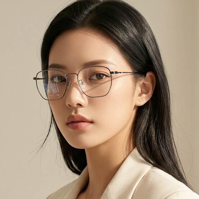 발리 발리 티타늄 안경테 BY5059D 008 명품 메탈 사각 아시안핏