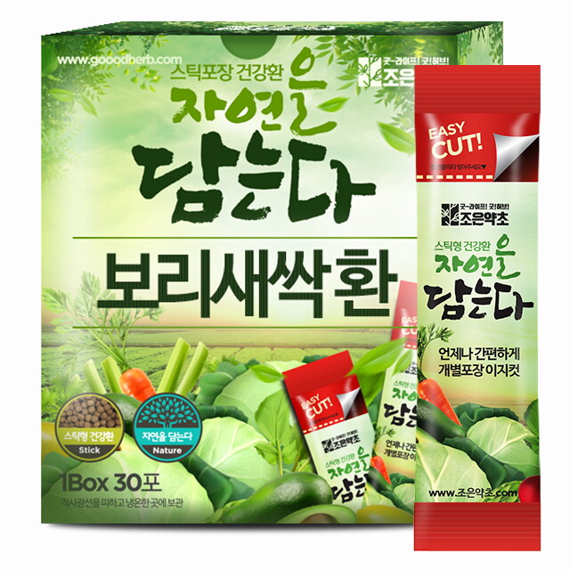 조은약초 보리새싹 새싹보리환 스틱형 30포 x 2g