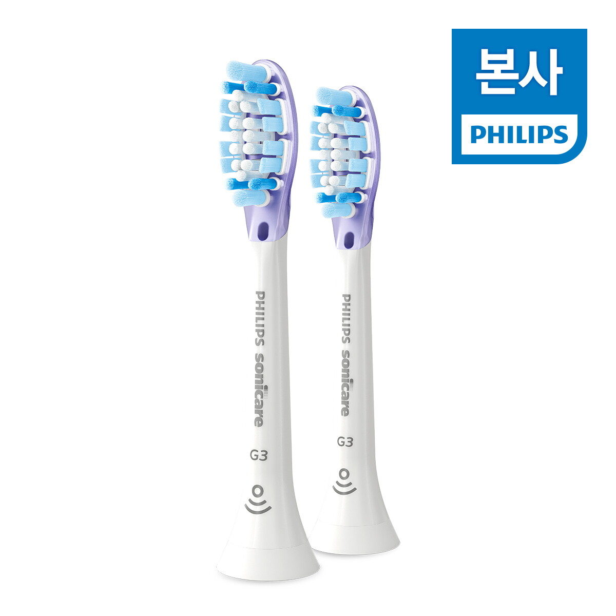 필립스 필립스 소닉케어 G3 프리미엄 잇몸 케어 칫솔모 화이트 2개입 HX9052/14