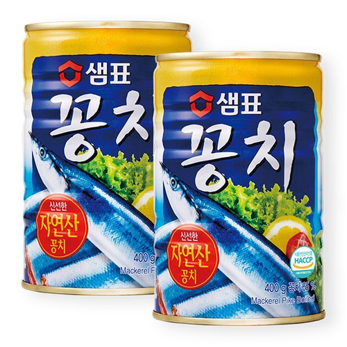 셀러허브 식품 샘표 꽁치 400G x 2개