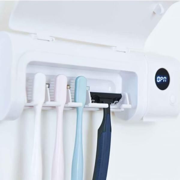 교보문고 디자인에버 덴탈 케어 유무선 UV USB 충전식 칫솔 살균기 소독기