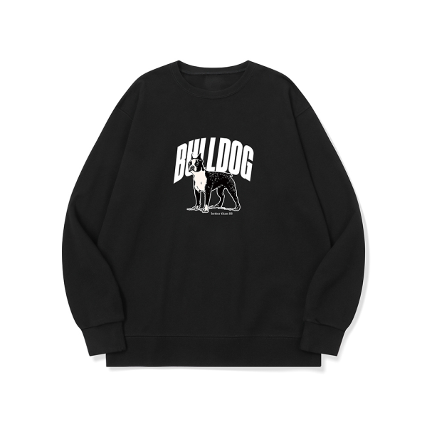 베러댄88 [베러댄88]btm44 불독 하면 맨션이지 그래픽 로고 맨투맨