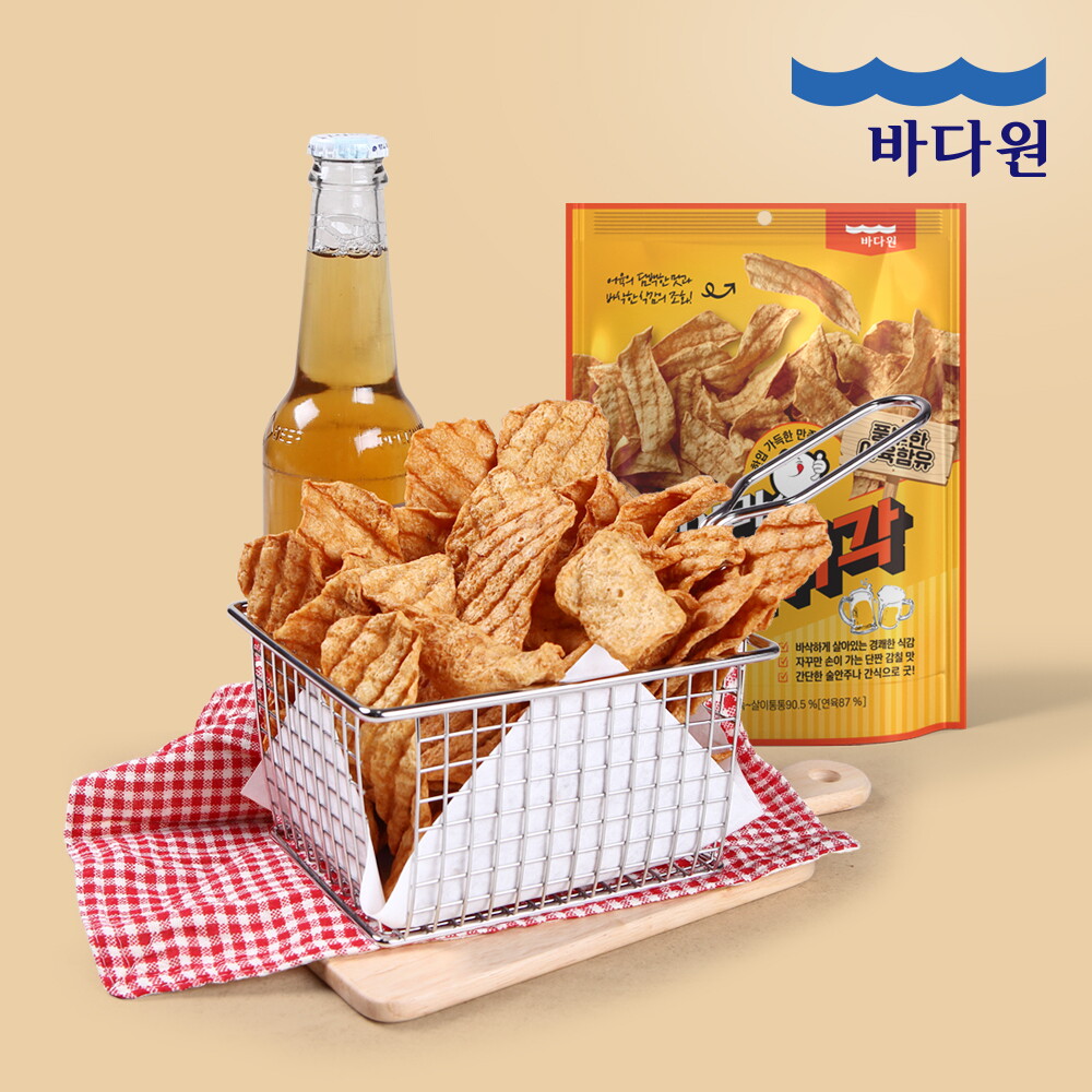 바다원(주) 바다원 한입만 어포튀각 50g x 4봉